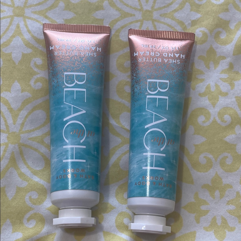 Bath & Body Works 2X Beach Shea Butter Hand Creams NIP